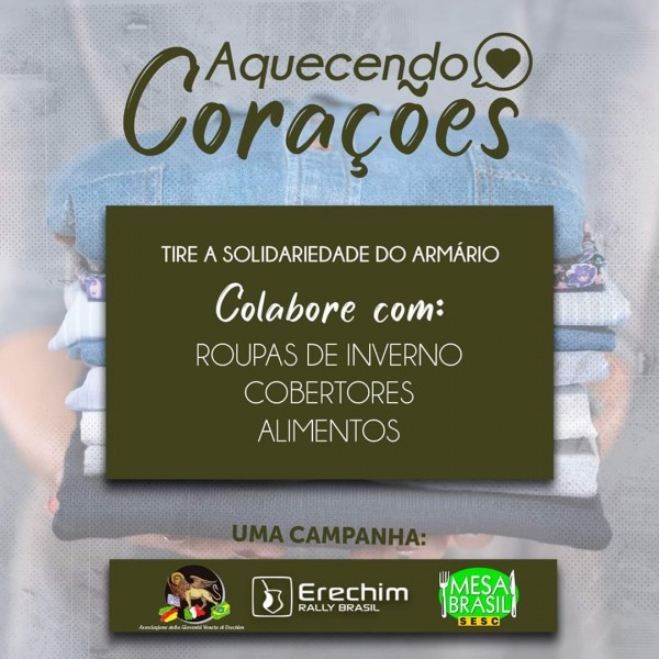 Ao do Rally de Erechim e parceiros visa arrecadao de donativos